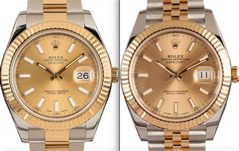 difference between rolex datejust and datejust ii|rolex datejust vs day date.